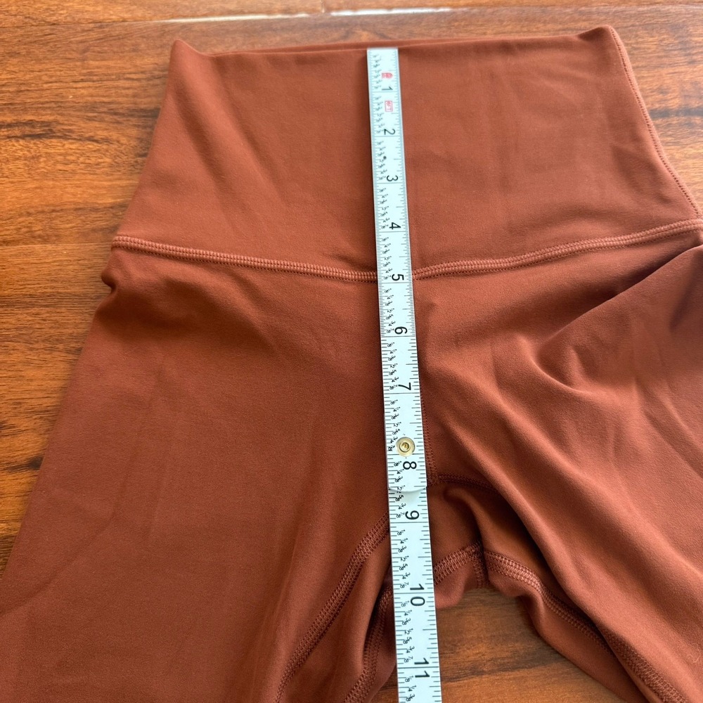 Lululemon Align High Rise Short 8" Dark Terracotta Size 0 NWT $68 - Picture 8 of 15